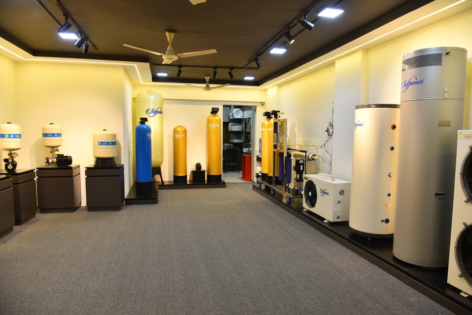 AP Sanitations showroom products