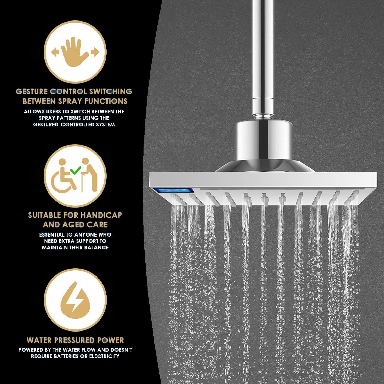 Woven Gold Smart Shower 3